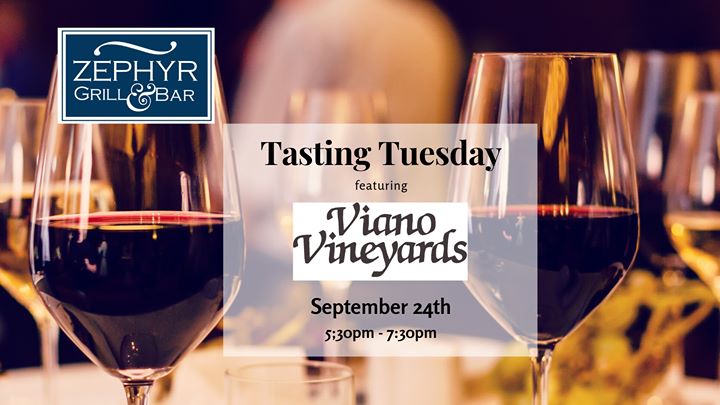 Tasting Tuesday Featuring Viano Vineyards